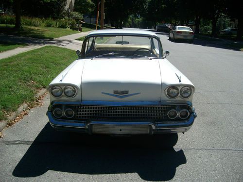 1958 58 Chevy Chevrolet Belair Bel Air 4 Door Hardtop Hard Top, image 9