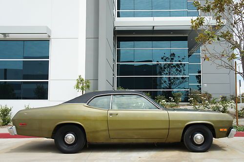 1974 plymouth duster survivor 318 very original ca garage find mopar no reserve