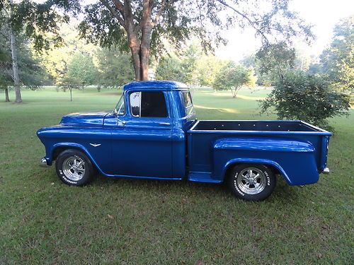 1956 apache chevy truck viper blue