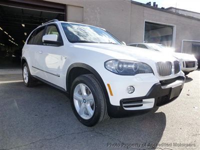 2007 bmw x5 3.0si awd,4x4 sport pkg,3rd row,navigation,nav,pano roof,alpine wht