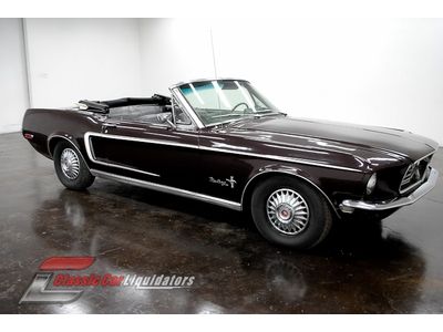 1968 ford mustang convertible 250 inline 6 cylinder automatic check this one out