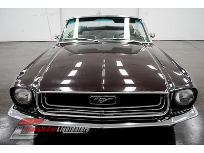 1968 Ford Mustang Convertible 250 Inline 6 Cylinder Automatic CHECK THIS ONE OUT, image 2