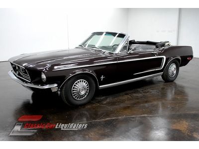 1968 Ford Mustang Convertible 250 Inline 6 Cylinder Automatic CHECK THIS ONE OUT, image 3