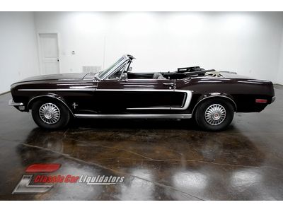 1968 Ford Mustang Convertible 250 Inline 6 Cylinder Automatic CHECK THIS ONE OUT, image 4