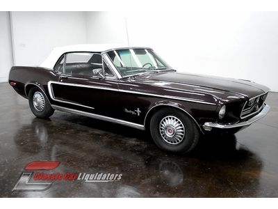 1968 Ford Mustang Convertible 250 Inline 6 Cylinder Automatic CHECK THIS ONE OUT, image 30