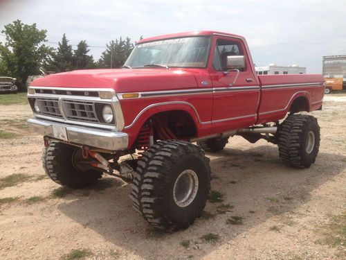 1976 ford f150/f350 4x4 lifted monster