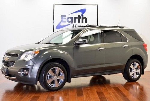 2013 chevrolet equinox ltz,chrome wheels,backup camera,one owner,loaded,like new