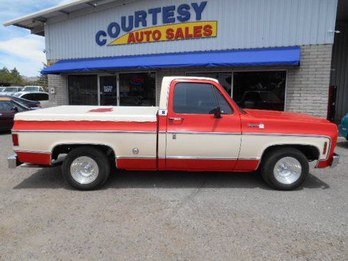 1976 chevy cheyenne c-10 454 shrtbd classic pickup-excellent survivor condition!