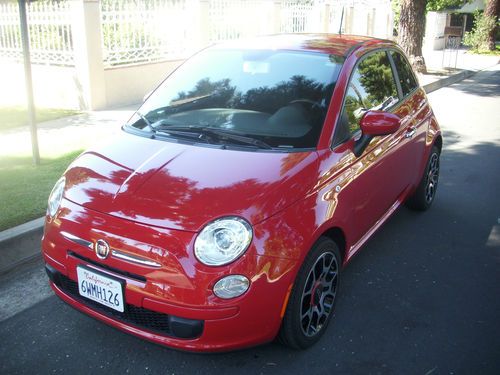 500 pop w/ alloy wheels, ca car, great condition