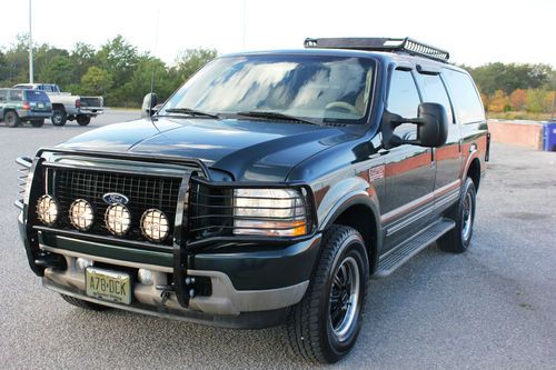 2003 ford excursion 7.3l  powerstroke diesel 4x4 adult owner need nothin limited