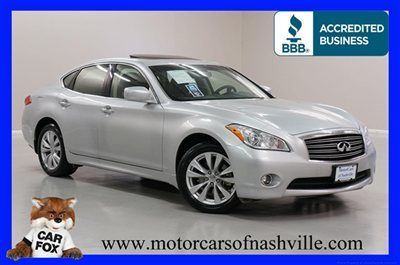 5-day *no reserve* '11 m37 x awd prem pkg nav bose dvd warranty carfax best deal