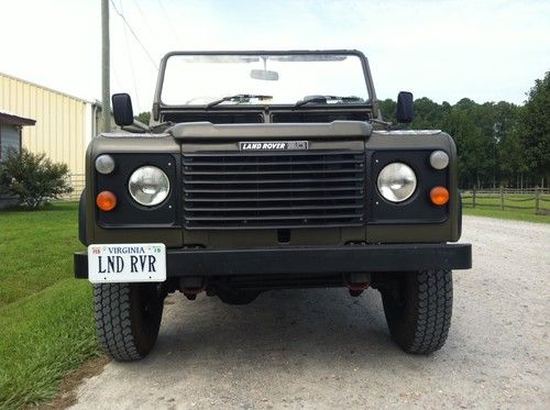 1987 defender 90 2.5 diesel green rhd x-mil