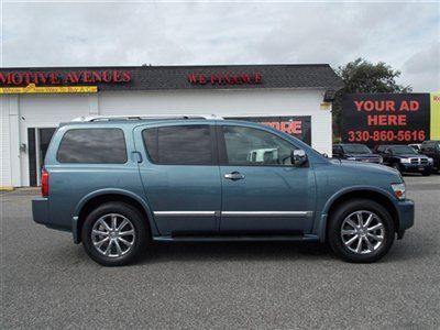 2008 infiniti qx56 awd navigation 3rd row back up camera best price we finance!