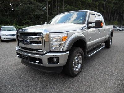 12 super duty f-350 4x4 crew cab leather seats auto start trailer hitch receiver