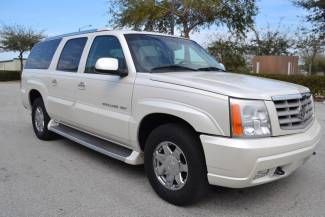 2005 cadillac escalade esv-1 owner-clean carfax-michelins-rear entertainment!