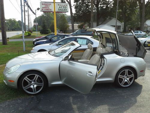 2002 lexus sc430 base convertible 2-door 4.3l retractable hardtop