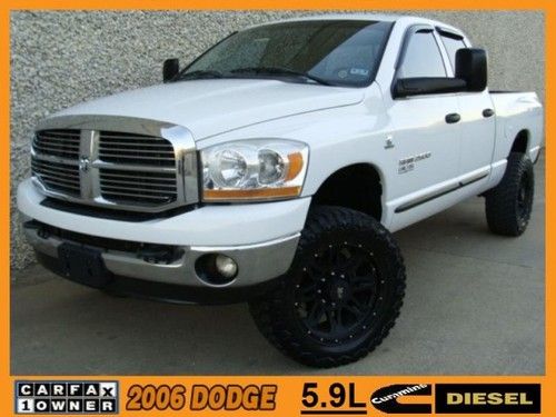 2006 dodge ram 2500 quad cab 4x4 lone star cummins diesel tx carfax hwy miles