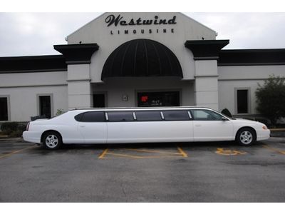 Limo limousine chevy monte carlo 2005 white rare racing low miles very clean