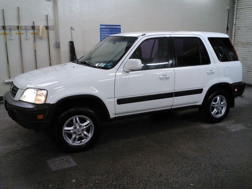 2000 honda cr-v ex awd/4wd sport utility 4-door 2.0l white low mileage clean car