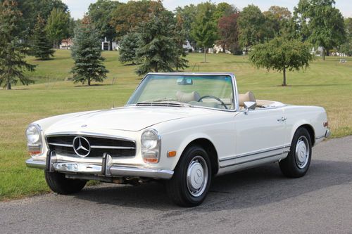 1971 mercedes benz 280sl roadster/manual gear box