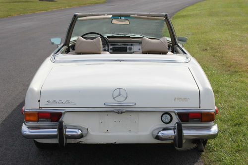 1971 Mercedes Benz 280SL Roadster/Manual Gear Box, image 8