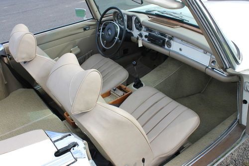1971 Mercedes Benz 280SL Roadster/Manual Gear Box, image 12