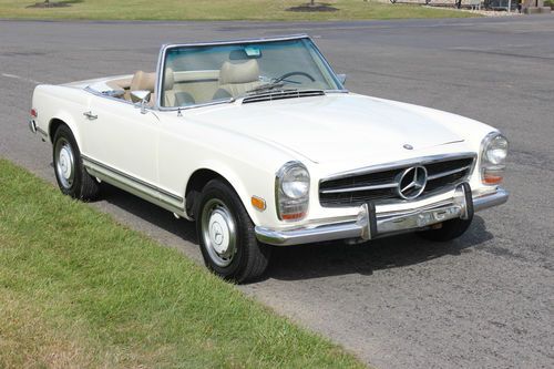 1971 Mercedes Benz 280SL Roadster/Manual Gear Box, image 14
