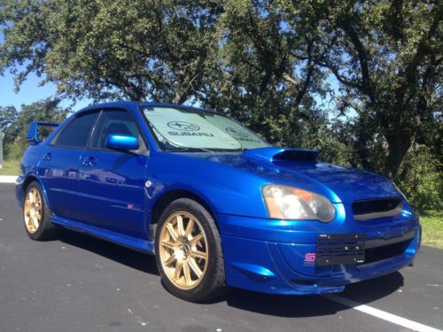 2005 subaru impreza wrx sti  no accidents clean carfax and autocheck