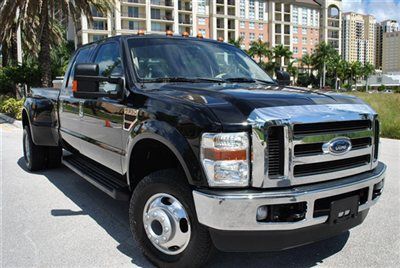 2008 f-350 crew cab lariat - 4 wheel drive dually - diesel - orig florida truck