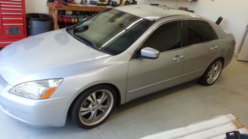 2003 honda accord lx custom wheels, rockford fosgate custom car stereo system