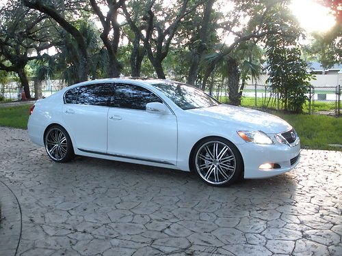 2008 lexus gs 350 white