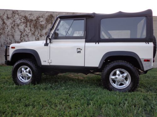 1995 land rover defender 90 hard soft bikini tops manual 5 spd many nice extras