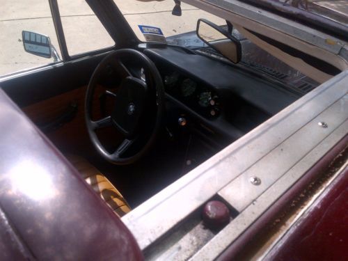 1976  BMW 2002 Malaga Red, new bucksin leather interior, all new, image 3