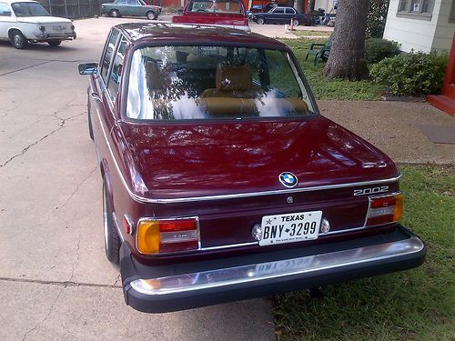 1976  BMW 2002 Malaga Red, new bucksin leather interior, all new, image 5