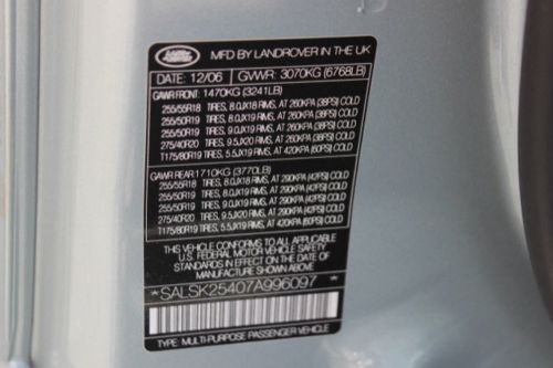 HSE SUV 4.4L NAV CD 4X4 Traction Control Tow Hitch Air Suspension Power Steering, image 14