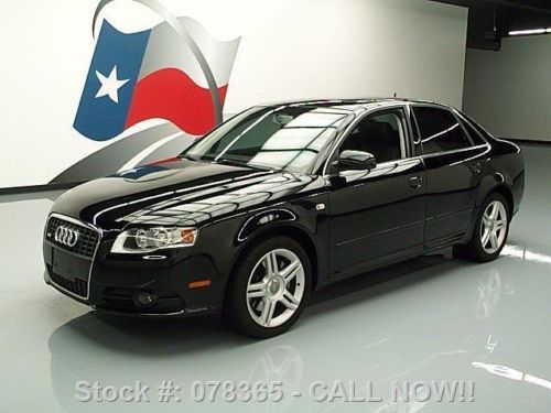 2008 audi a4 2.0t s-line turbo leather sunroof only 56k texas direct auto