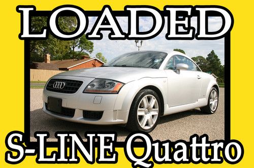 Tt quattro s line coupe 2-door v6 3.2l loaded clean car 80 pics video automatic