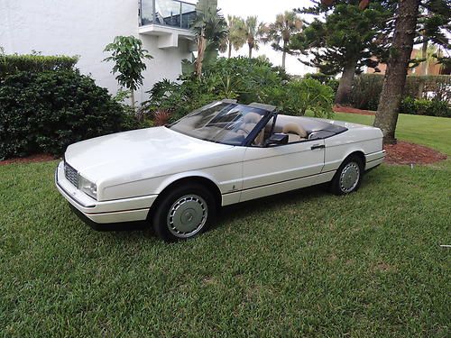 1990 cadillac allante base convertible 2-door 4.5l  no reserve