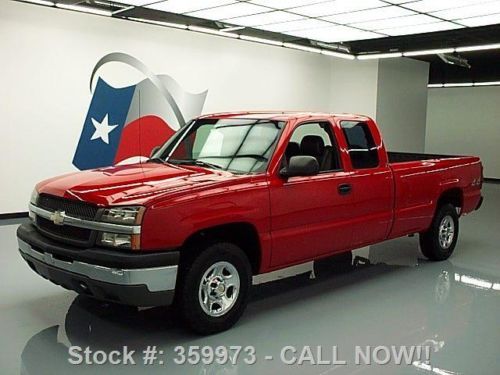 2004 chevy silverado ext cab 4x4 long bed bedliner 58k texas direct auto