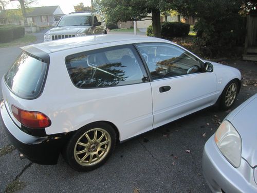 1994 HONDA CIVIC HATCHBACK B18C1 GSR MOTOR AND TRANNY FULLY BUILT TURBO 500 +HP, image 5