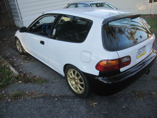 1994 HONDA CIVIC HATCHBACK B18C1 GSR MOTOR AND TRANNY FULLY BUILT TURBO 500 +HP, image 12
