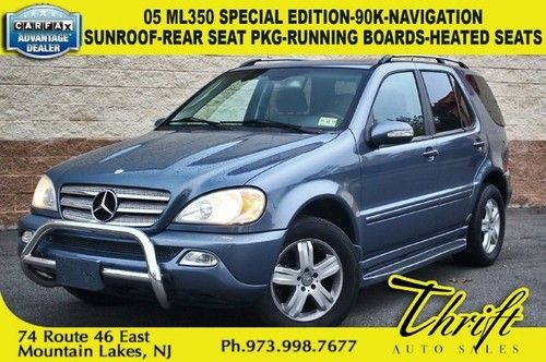 05 ml350 special edition-90k-navi-sunroof-rear seat pkg-running boards