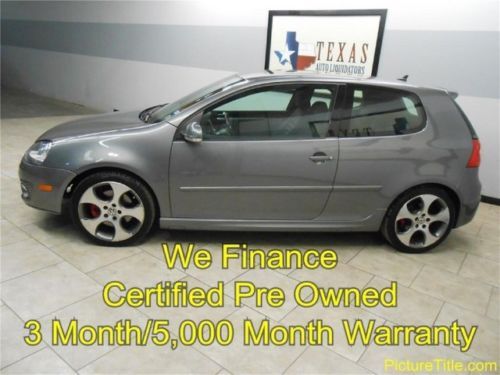 09 vw gti turbo 6spd sunroof certified warranty we finance texas car