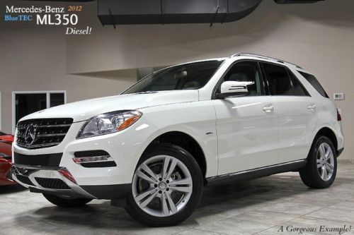 2012 mercedes benz 350 bluetec diesel $54k + msrp 19s one owner premium 1 pkg!!