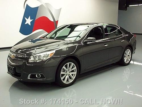 2013 chevy malibu ltz sunroof htd leather rear cam 40k texas direct auto