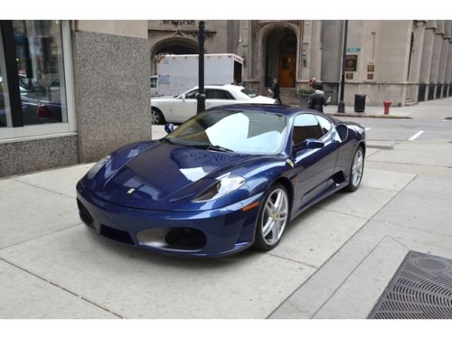 2006 ferrari f430 coupe f1 tdf blue daytona seats nice car!