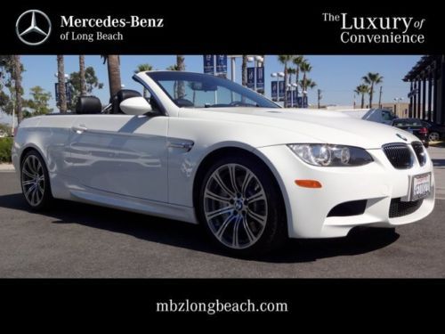 08 white m3 convertible cabrio  manual tranny nav premium package 1 owner ca