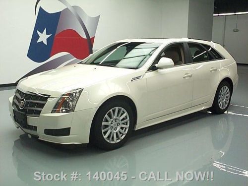 2010 cadillac cts-4 3.0 wagon awd pano sunroof bose 61k texas direct auto