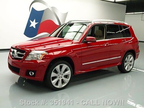 2010 mercedes-benz glk350 p1 pano roof nav rear cam 46k texas direct auto