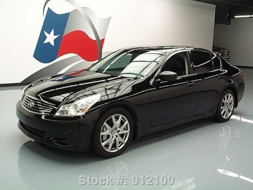 2009 infiniti g37 sport sedan sunroof htd leather 97k!! texas direct auto